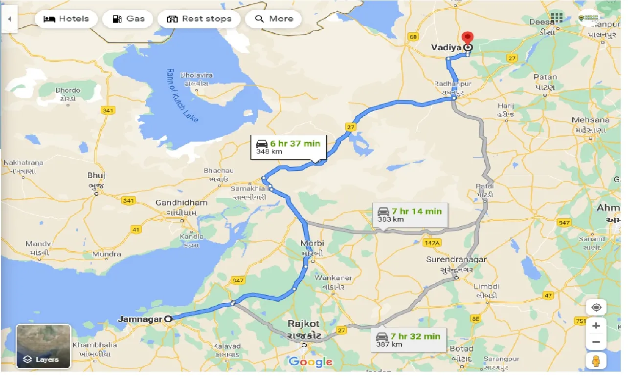 jamnagar-to-vadiya-one-way