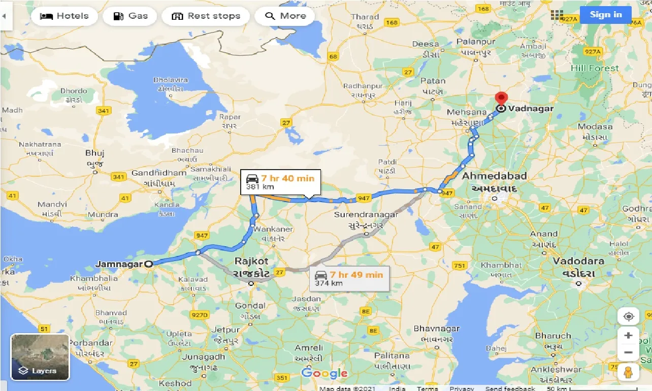 jamnagar-to-vadnagar-taxi