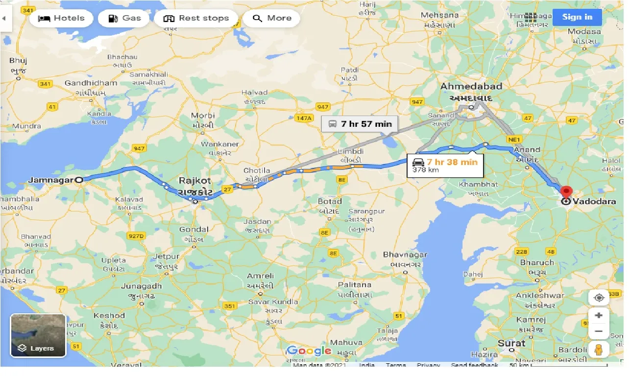 jamnagar-to-vadodara-taxi