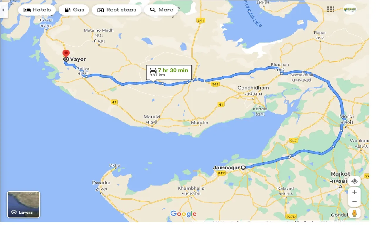 jamnagar-to-vayor-taxi