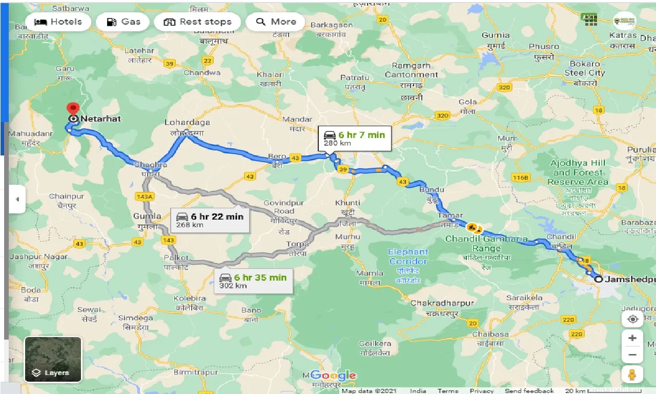 jamshedpur-to-netarhat-outstation