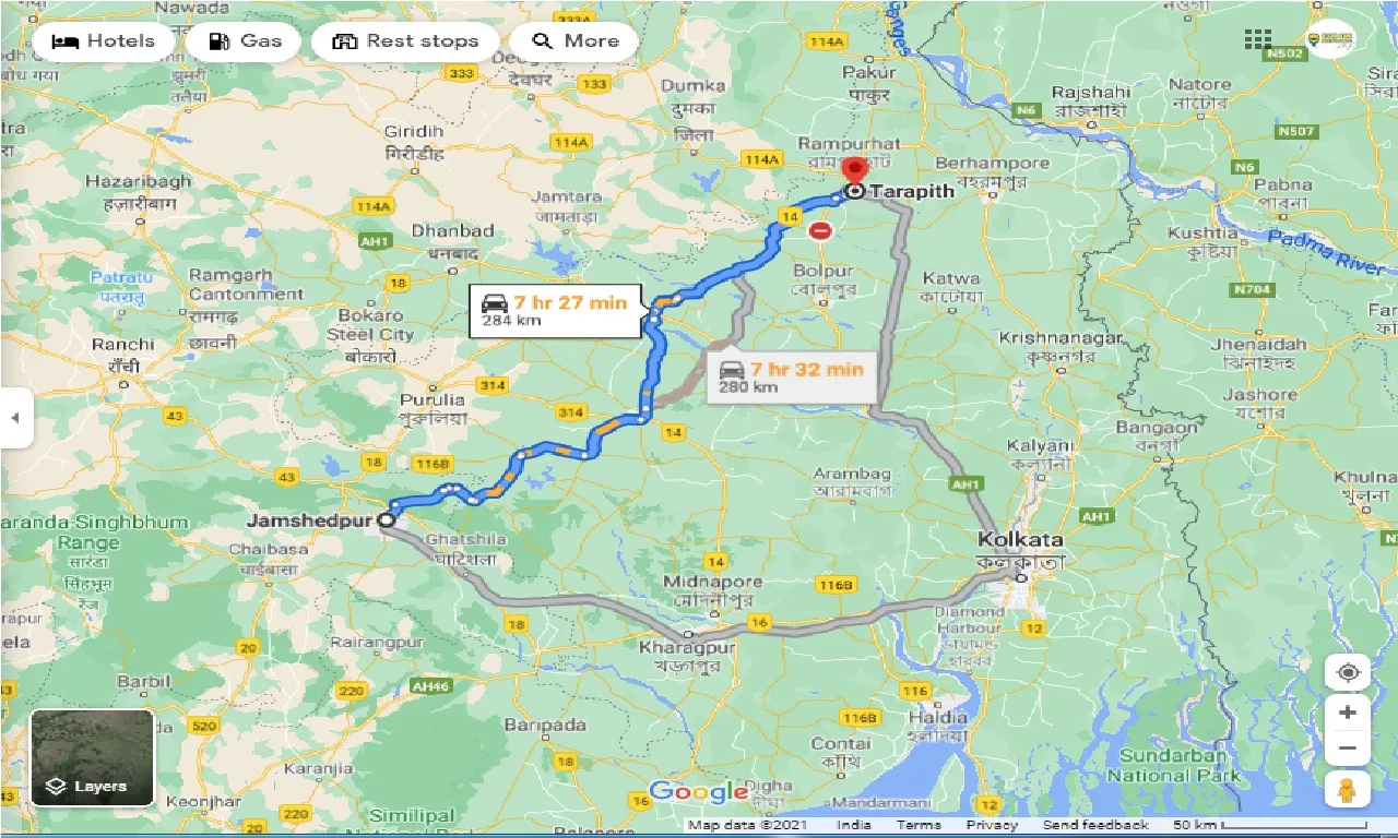 jamshedpur-to-tarapith-outstation