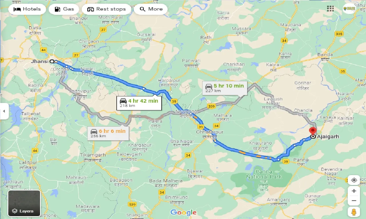 jhansi-to-ajaigarh-one-way