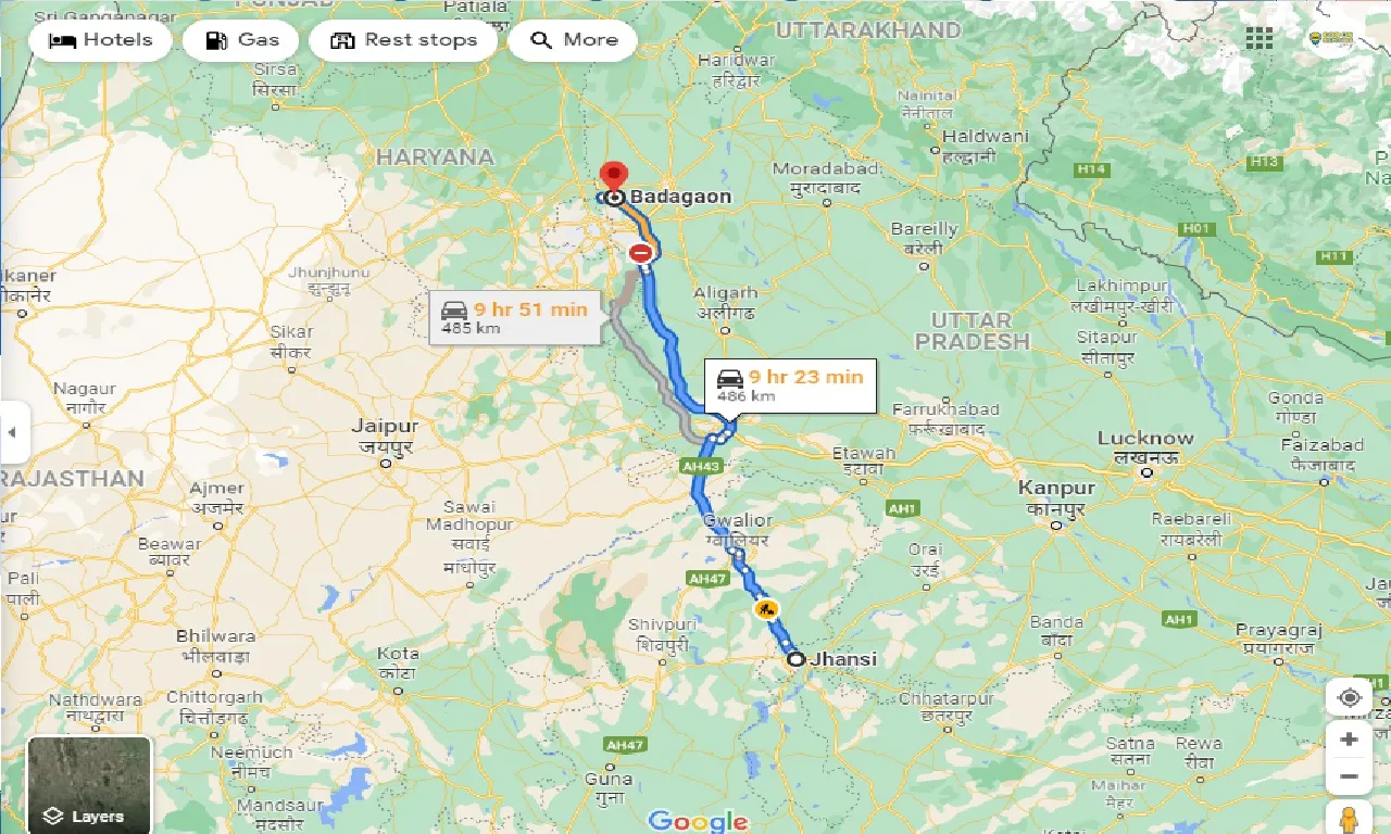 jhansi-to-badagaon-up-taxi