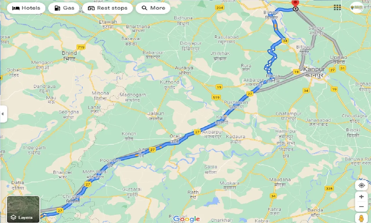 jhansi-to-bangarmau-taxi