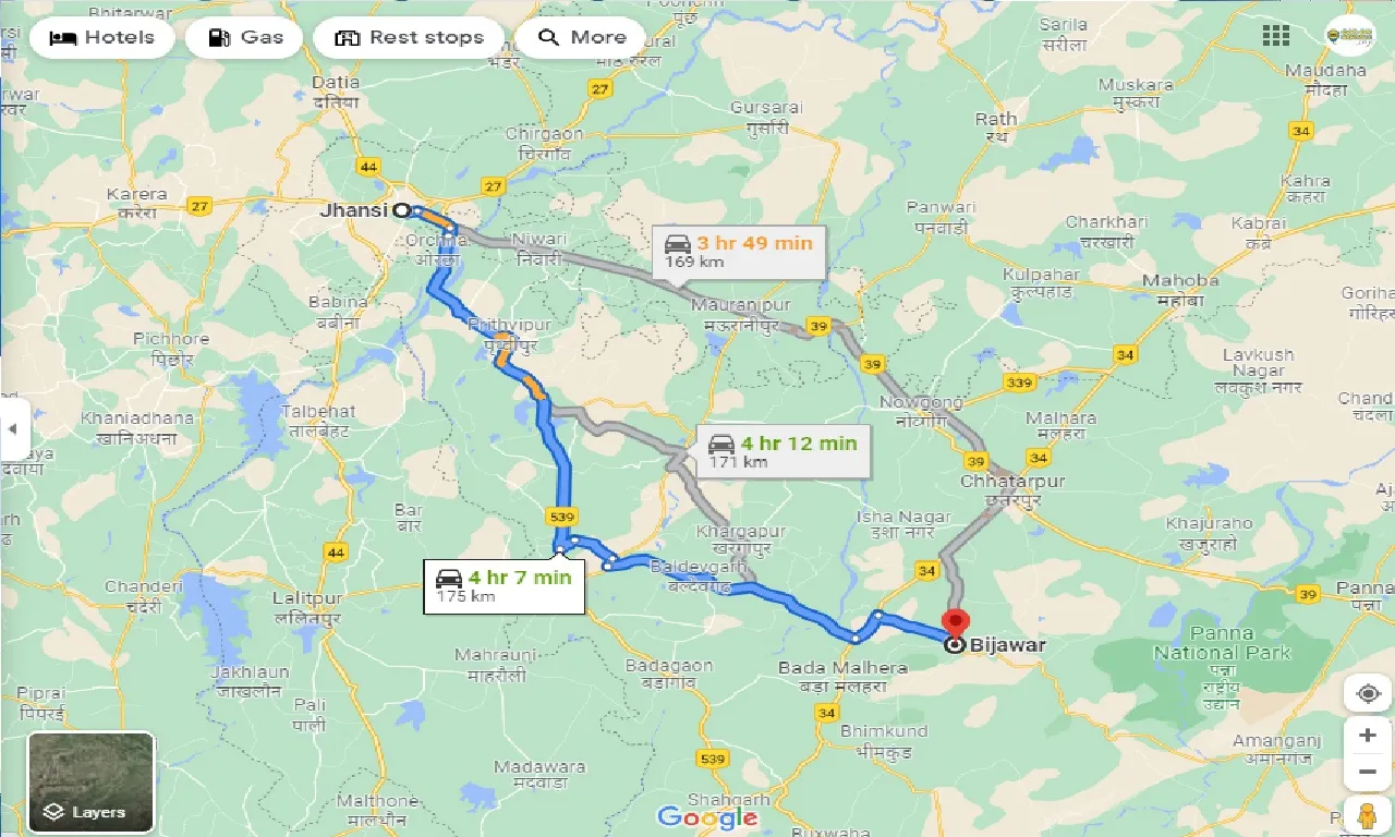 jhansi-to-bijawar-one-way