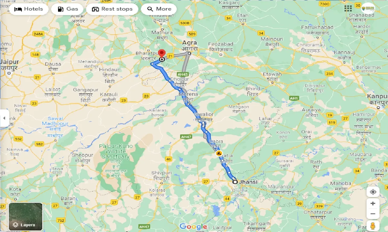 jhansi-to-fatehpur-sikri-round-trip