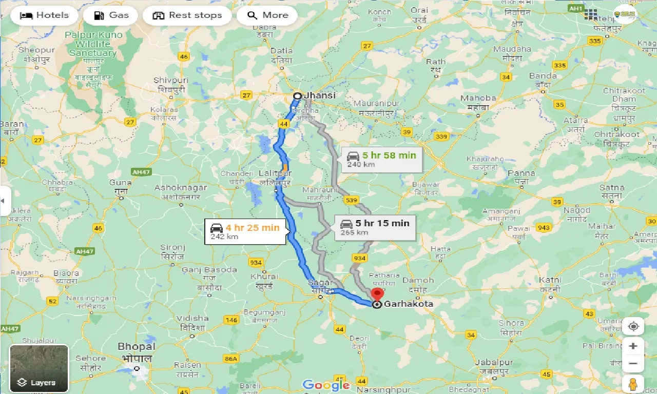 jhansi-to-garhakota-one-way