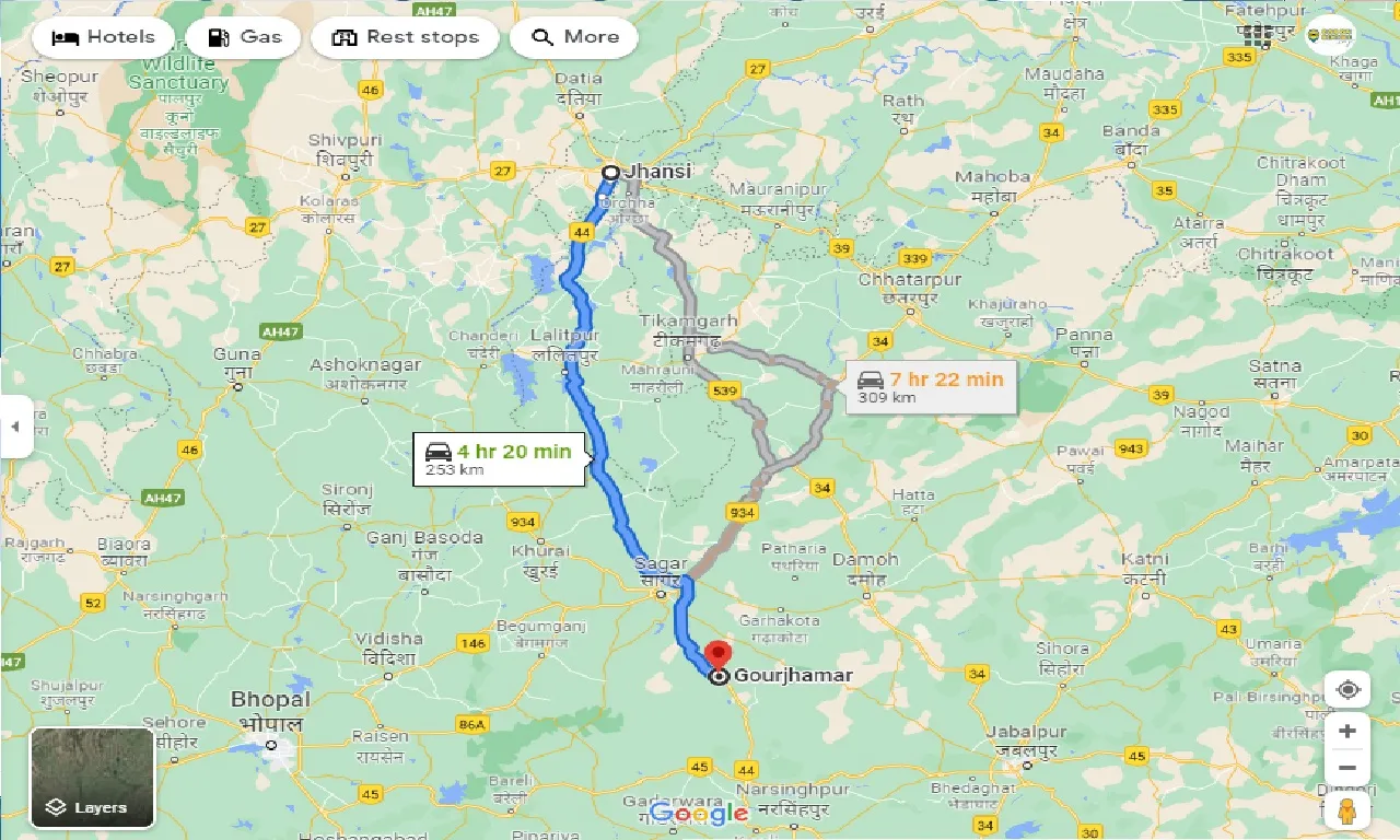 jhansi-to-gourjhamar-one-way