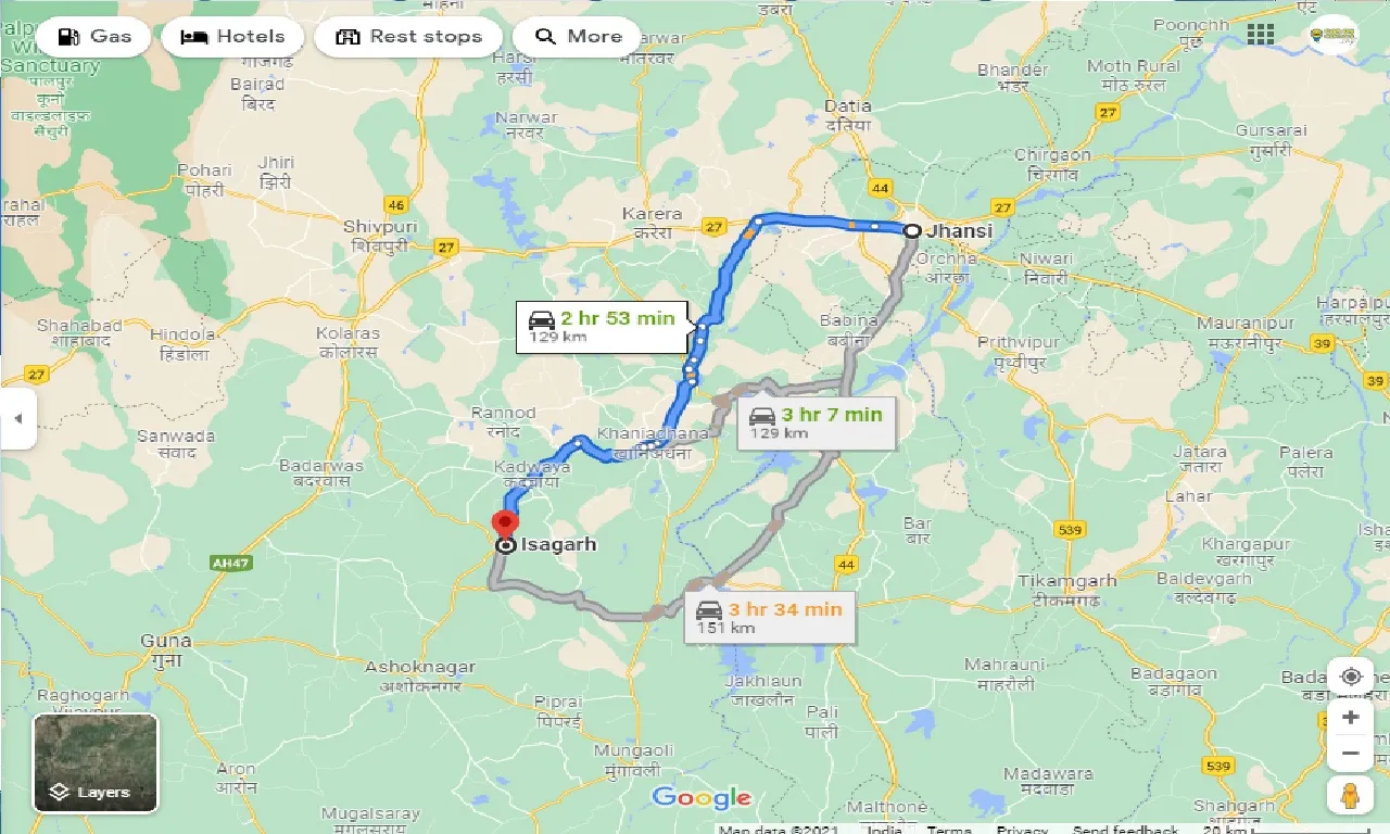 jhansi-to-isagarh-taxi
