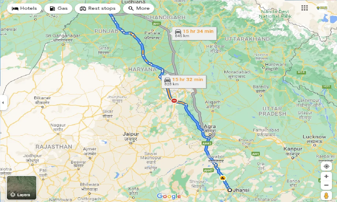 jhansi-to-janer-one-way