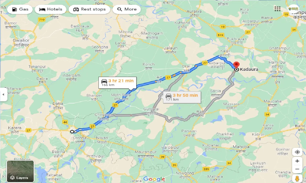 jhansi-to-kadaura-one-way