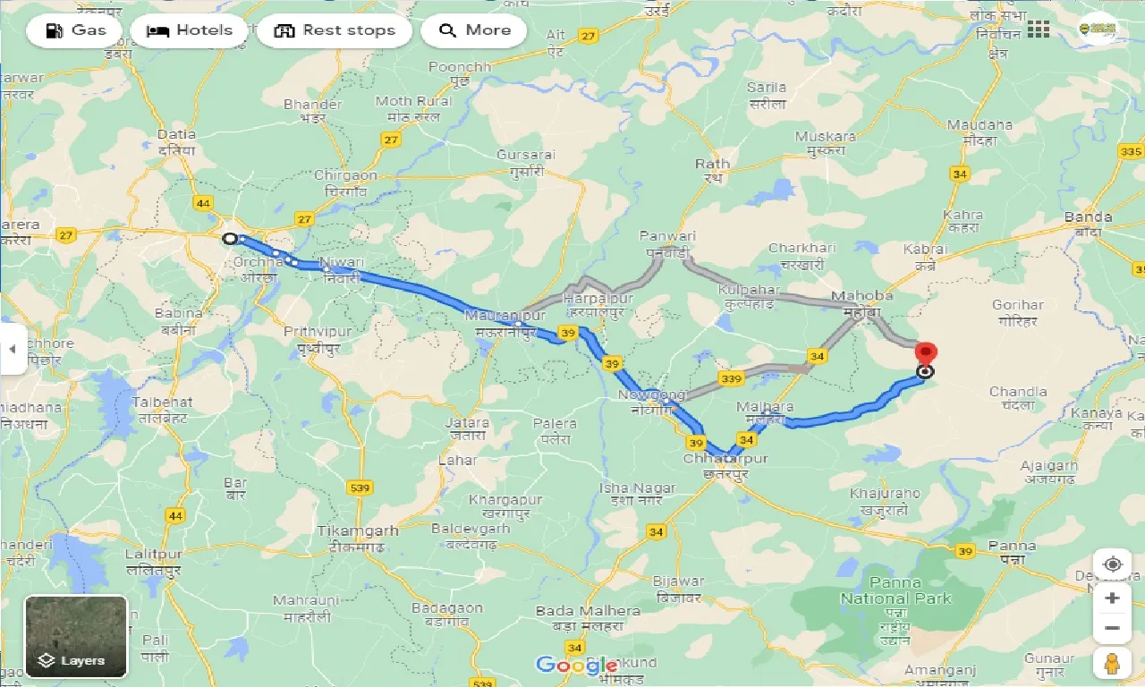 jhansi-to-lavkush-nagar-one-way