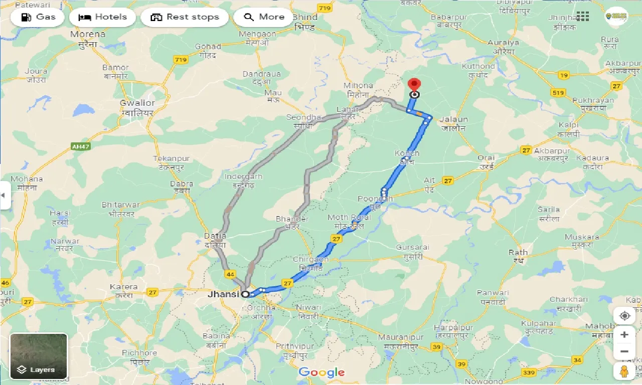 jhansi-to-madhogarh-taxi