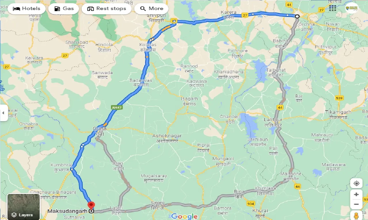 jhansi-to-maksudangarh-taxi