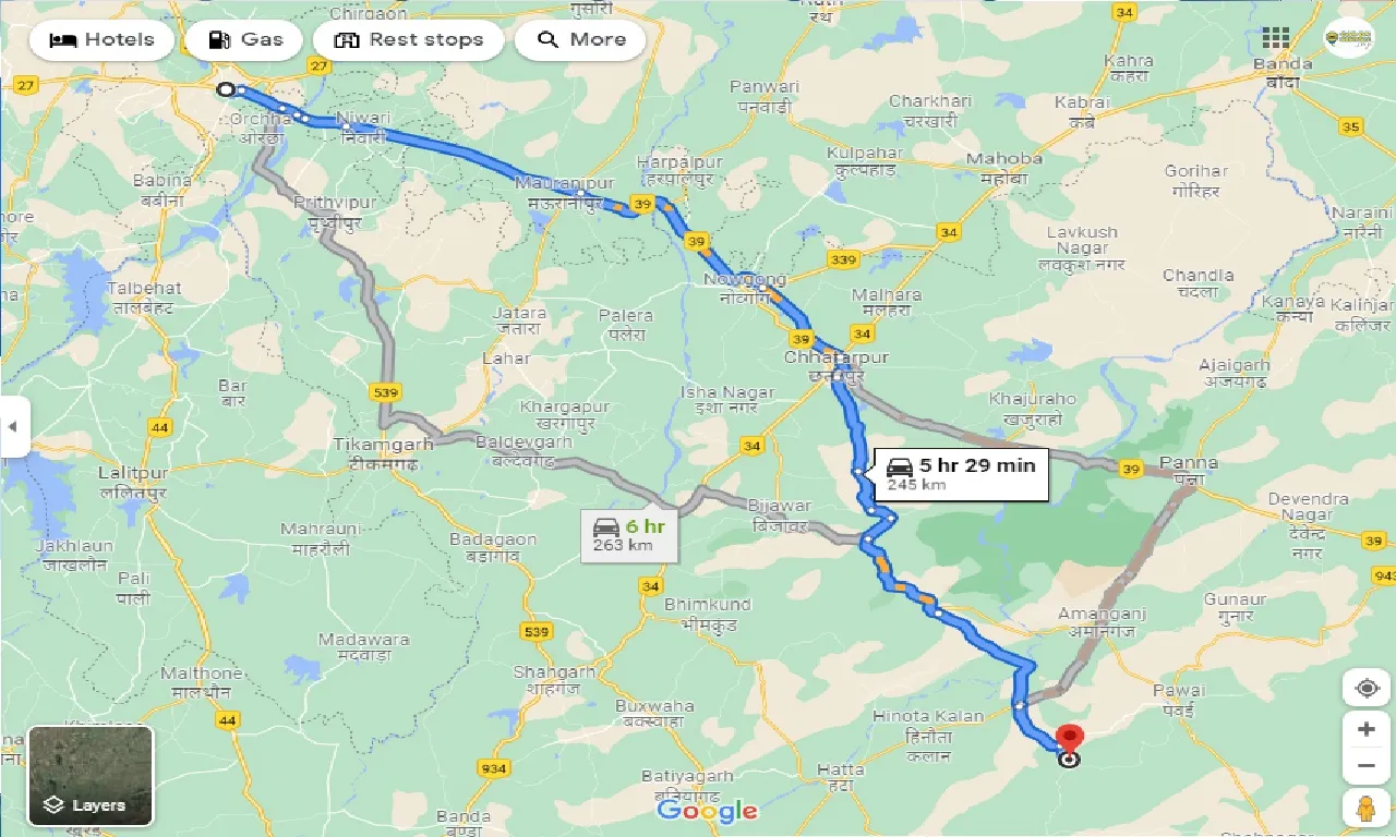 jhansi-to-muhandra-taxi