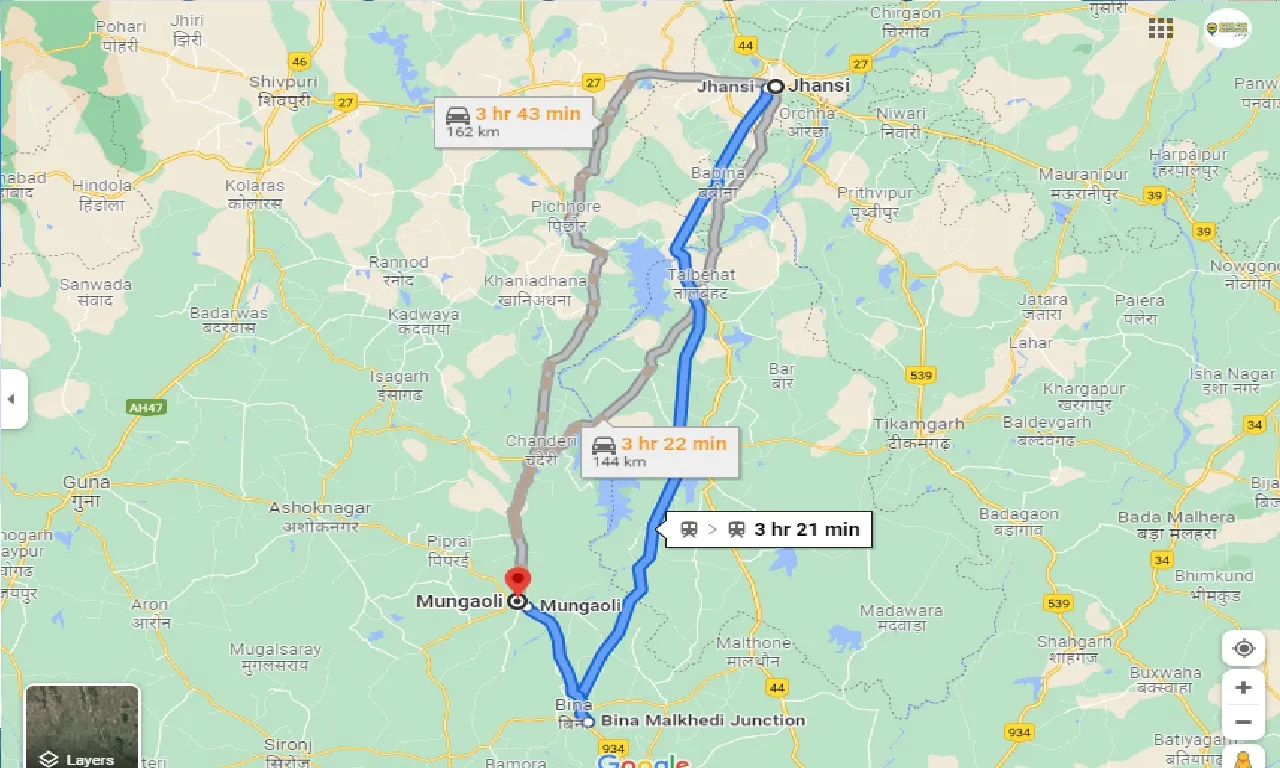 jhansi-to-mungaoli-taxi