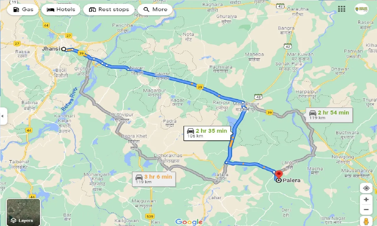 jhansi-to-palera-taxi