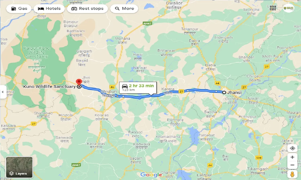 jhansi-to-palpur-kuno-national-park-taxi