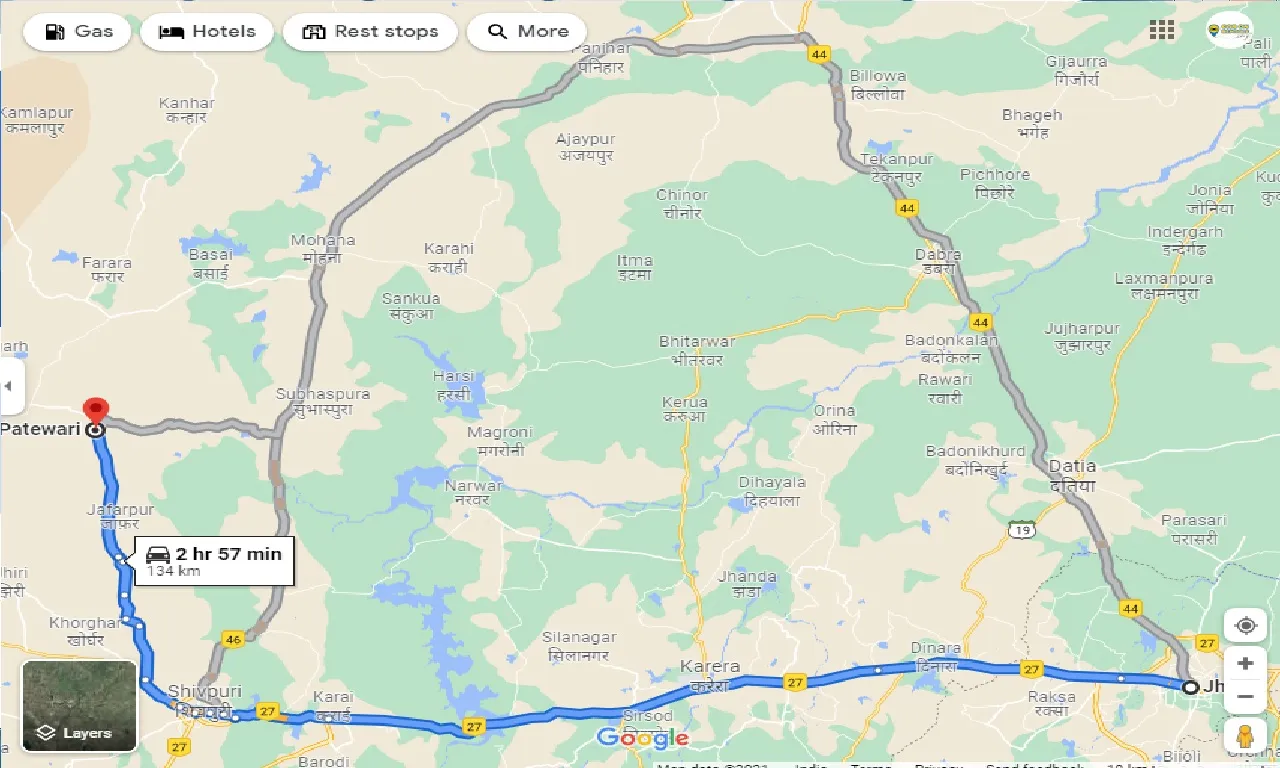 jhansi-to-patewari-taxi