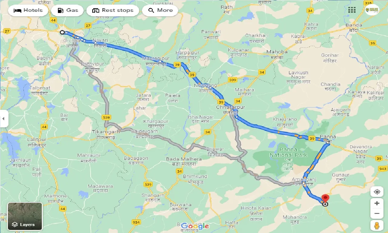jhansi-to-pawai-taxi