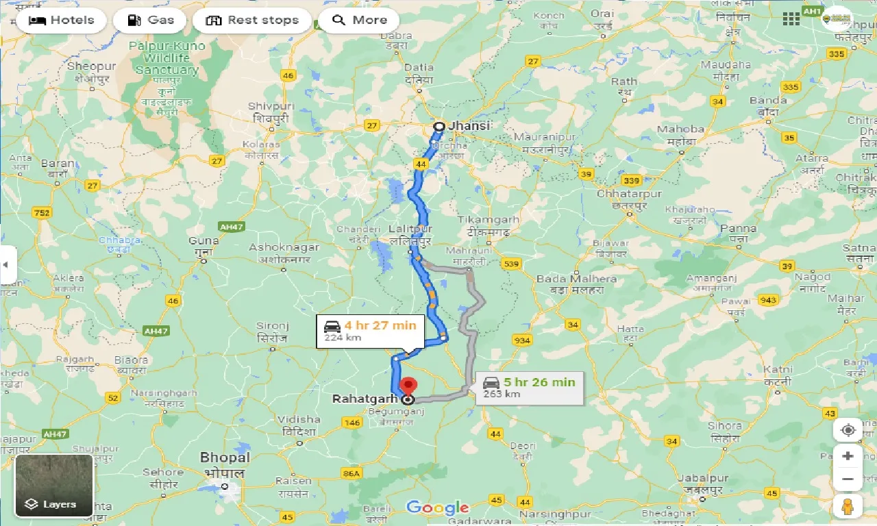 jhansi-to-rahatgarh-taxi