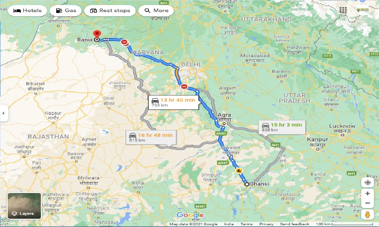 jhansi-to-rania-taxi