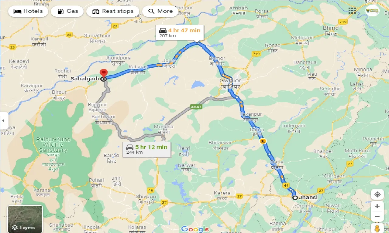 jhansi-to-sabalgarh-taxi