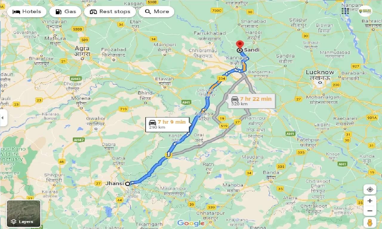 jhansi-to-sandi-taxi