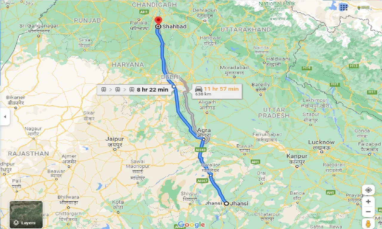 jhansi-to-shahabad-one-way