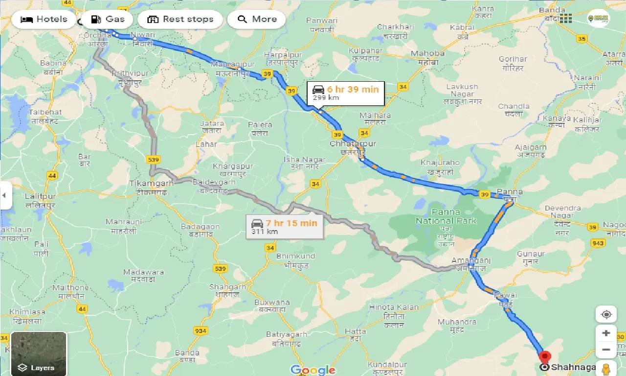 jhansi-to-shahnagar-taxi