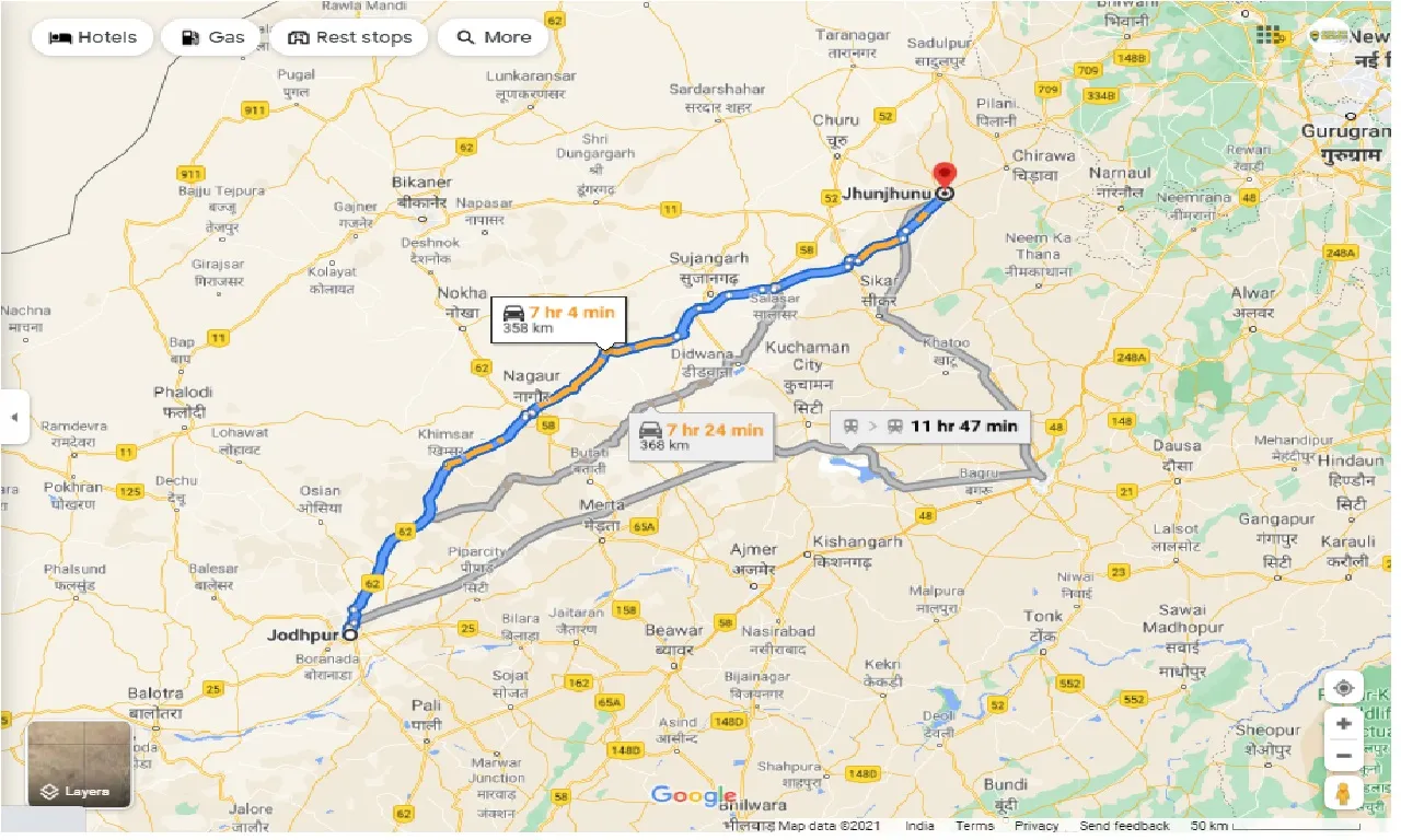 jodhpur-to-jhunjhunu-one-way