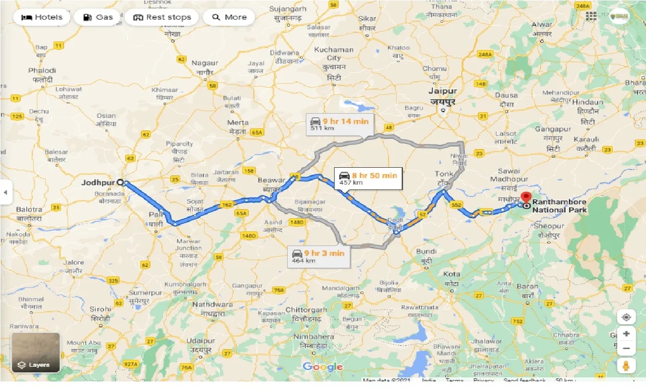 jodhpur-to-ranthambore-one-way
