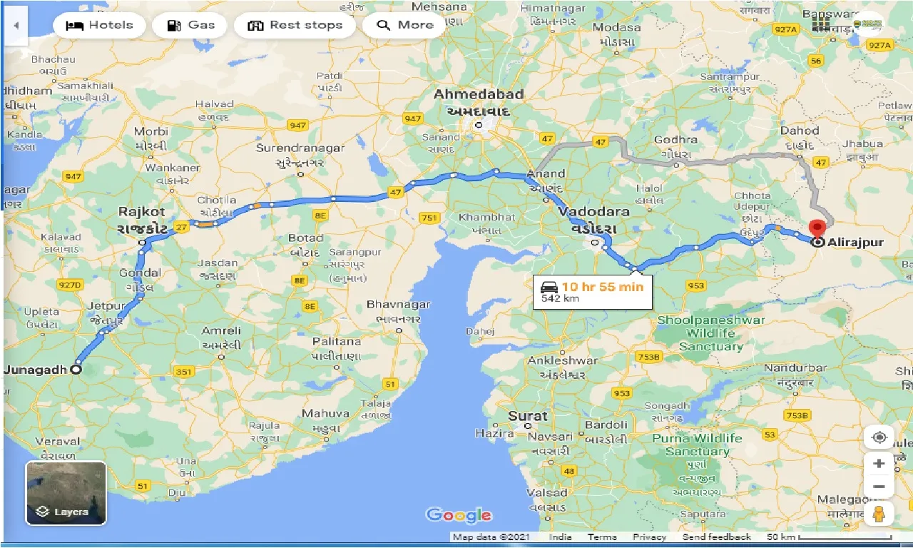 junagadh-to-alirajpur-taxi