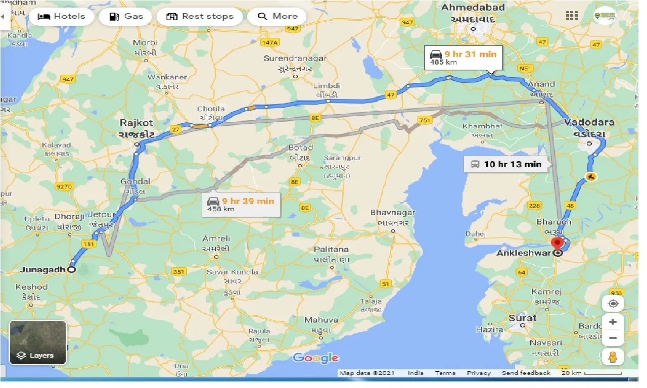 junagadh-to-ankleshwar-taxi