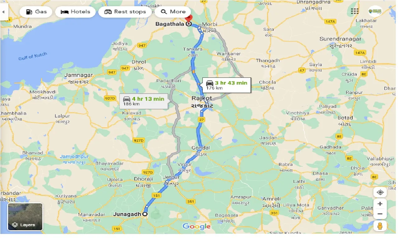 junagadh-to-bagathala-taxi