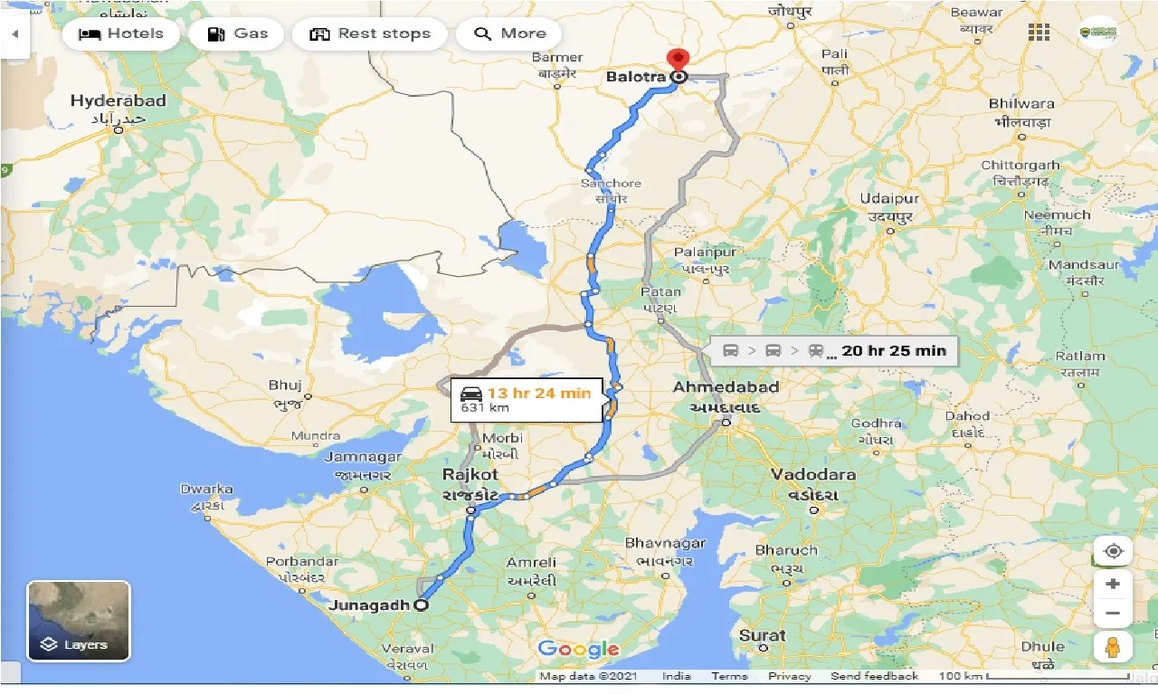 junagadh-to-balotra-taxi