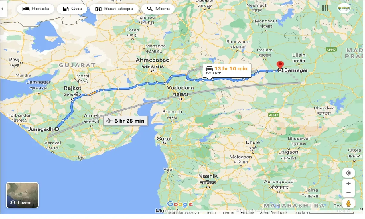 junagadh-to-barnagar-taxi