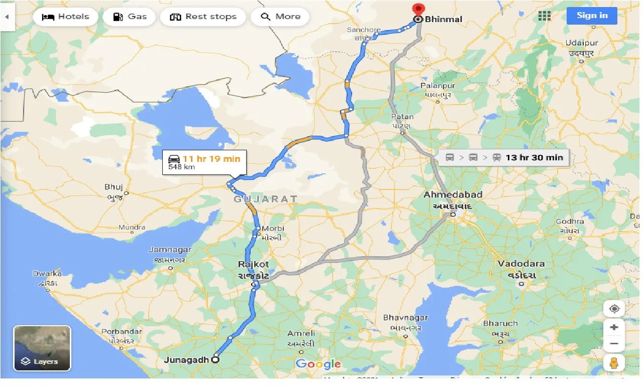 junagadh-to-bhinmal-taxi