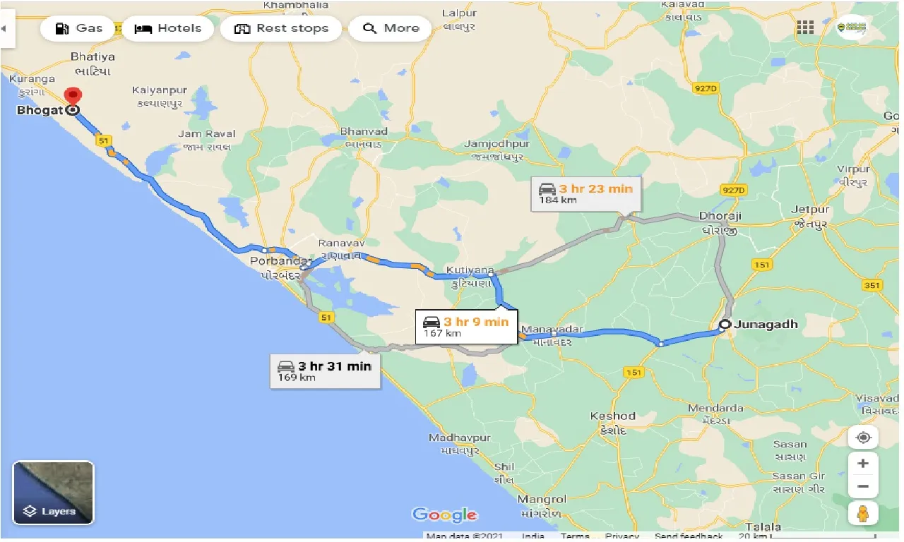 junagadh-to-bhogat-one-way