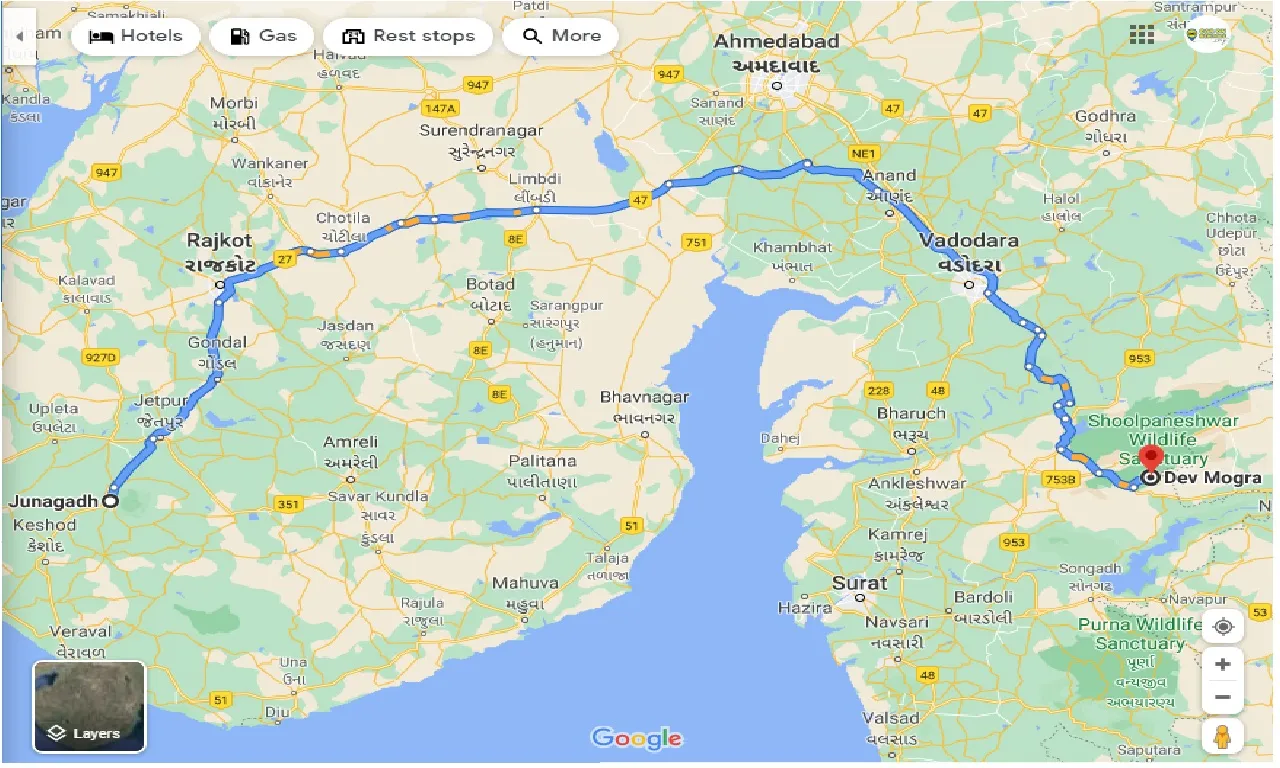 junagadh-to-dev-mogra-one-way