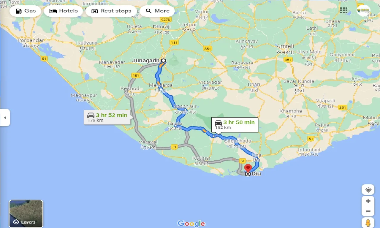 junagadh-to-diu-round-trip