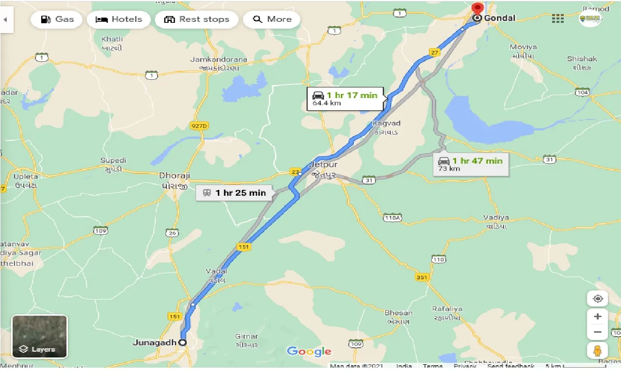junagadh-to-gondal-one-way