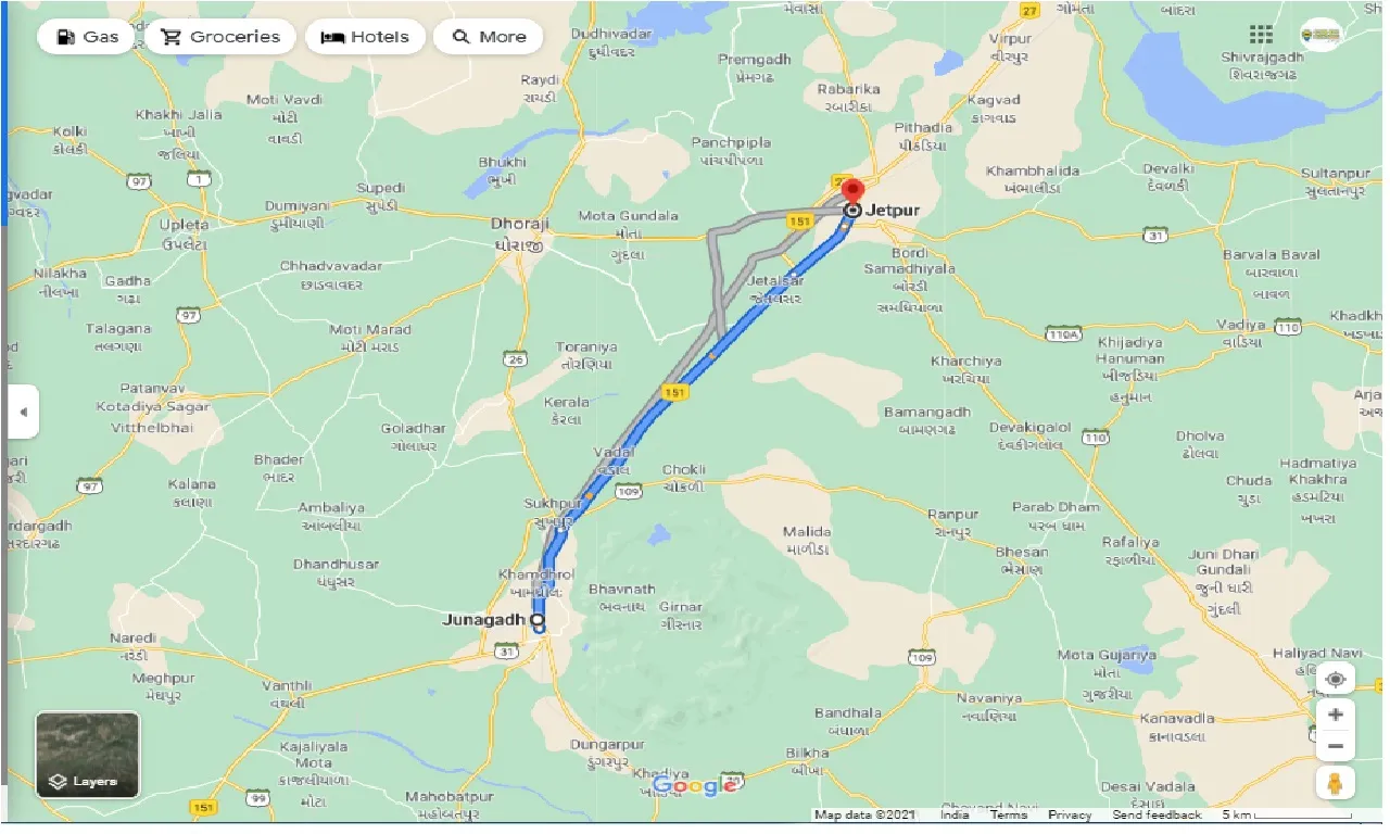 junagadh-to-jetpur-round-trip