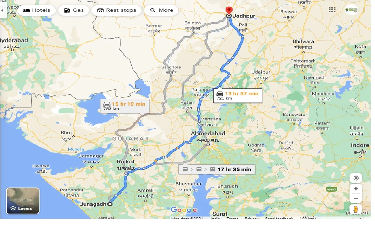 junagadh-to-jodhpur-one-way