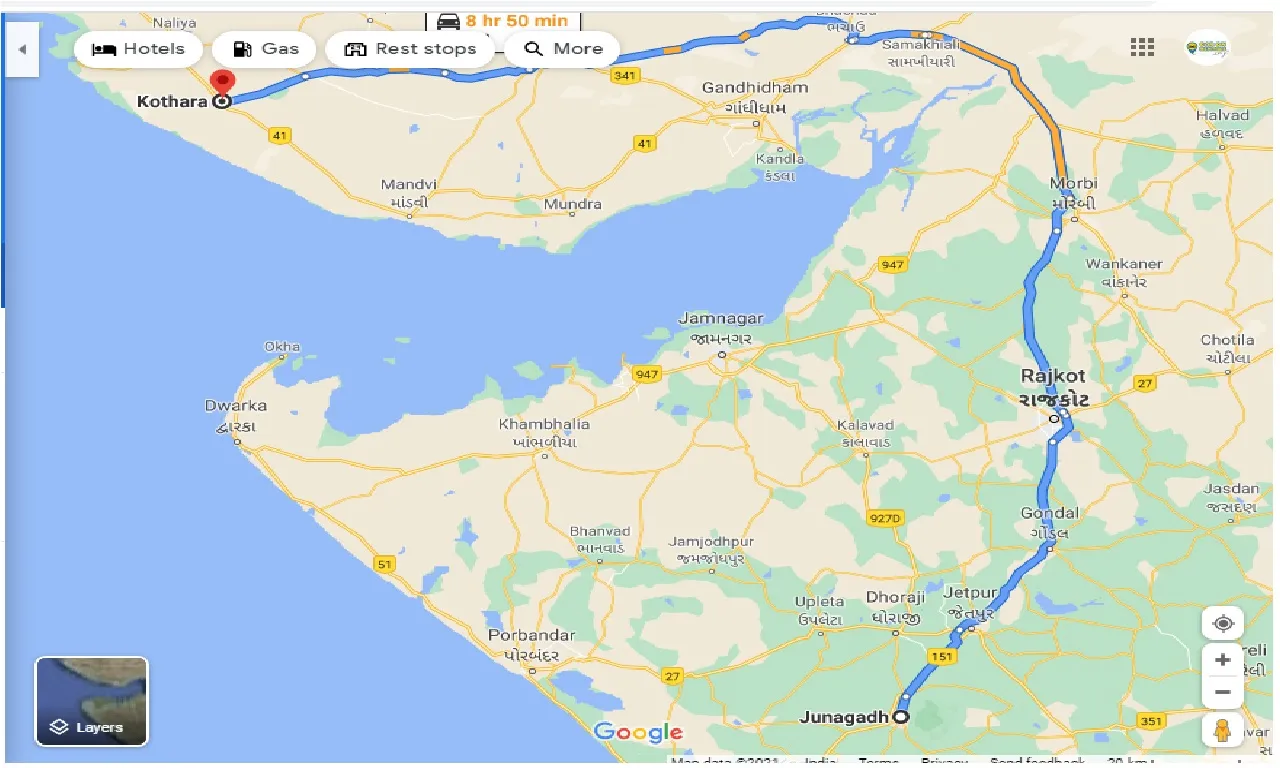 junagadh-to-kothara-one-way