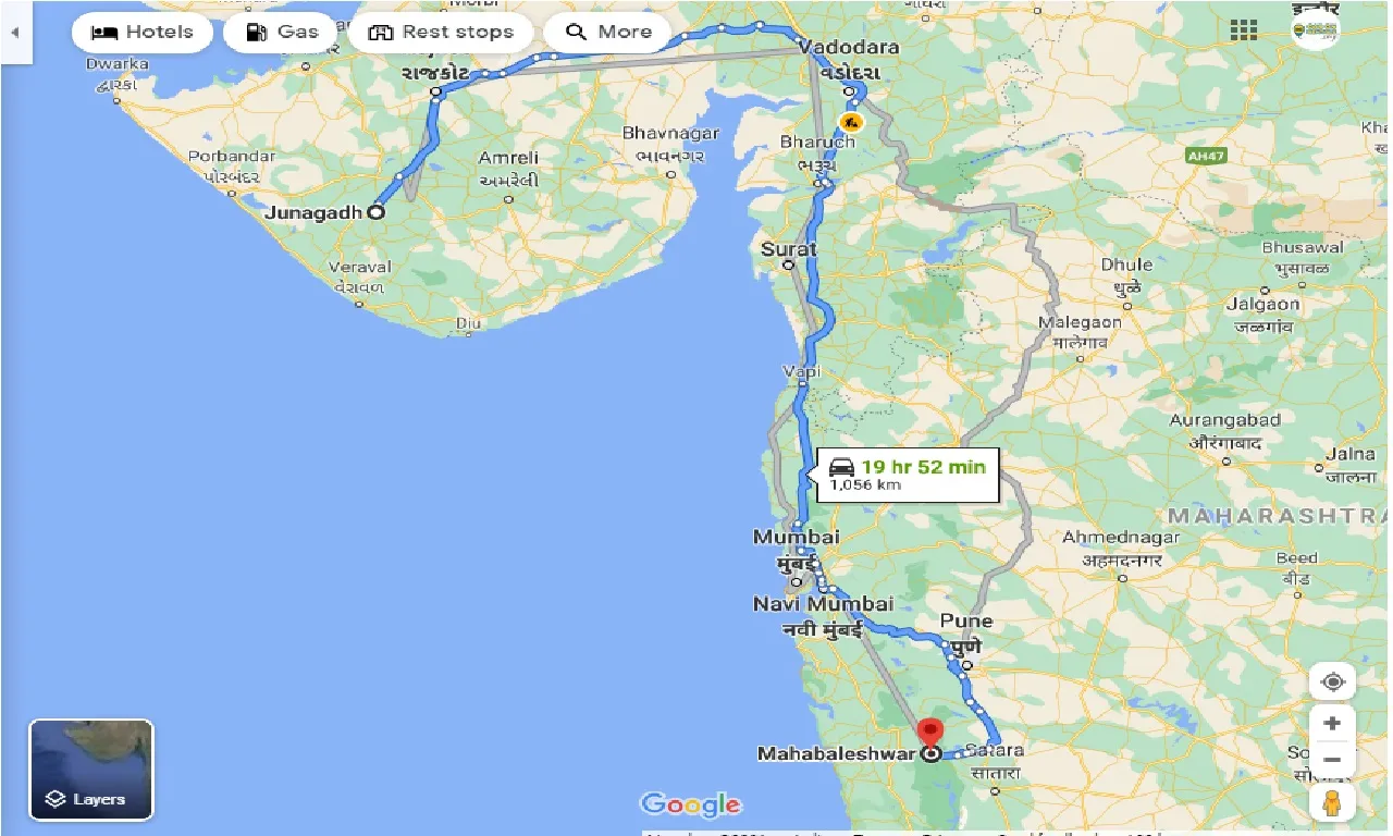 Junagadh To Mahabaleshwar Taxi junagadh-to-mahabaleshwar-taxi