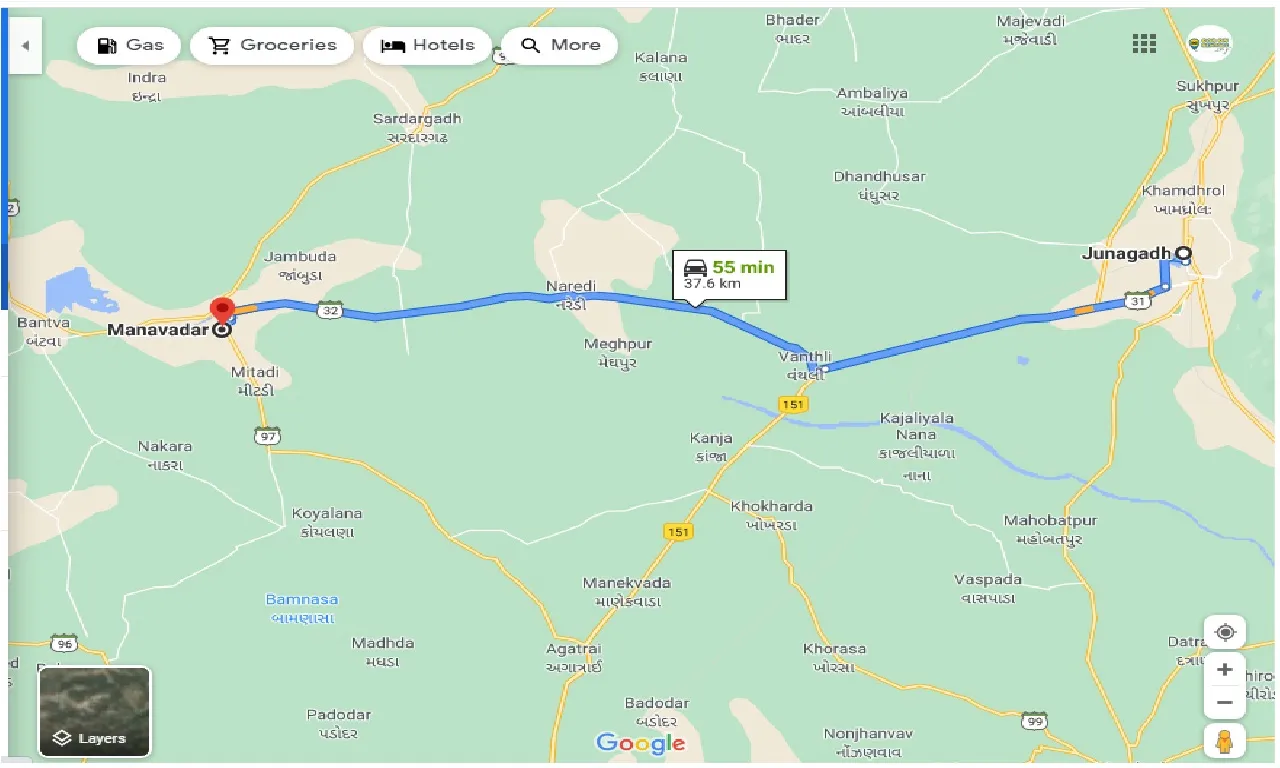 junagadh-to-manavadar-one-way