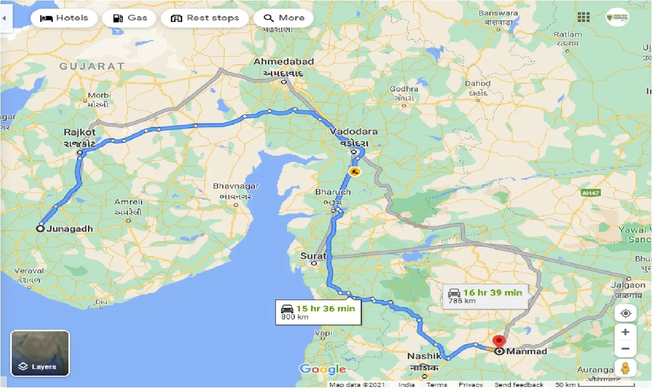 junagadh-to-manmad-taxi