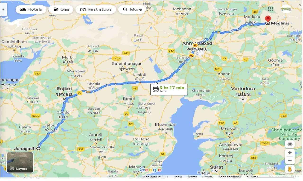 junagadh-to-meghraj-one-way